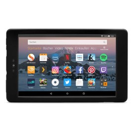 Nupro Stoßfeste Hülle für Fire HD 8-Tablet, Schwarz