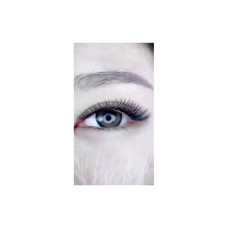 Blister Extensiones De Pestañas U-shaped Shape Mink Yy Lash