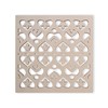 Lattice Panel with a Intricate Leaf Design MDF Home &