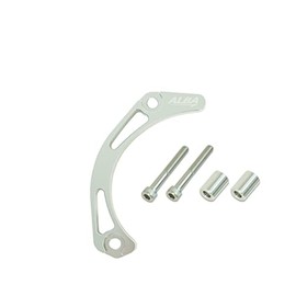 Alba Racing Billet Case Saver Silver Compatible with Kawasaki KFX 400 (2003-2006)
