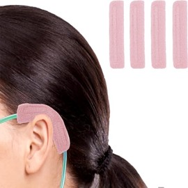 Generic 4 Pack Nasal Cannula Ear Cushions Oxygen Cannula Face Soft Cover for Oxygen Users to Help Relieve Ear Pain and Prevent Cheek Indentation Discomfort (Pink)