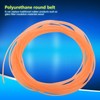 PU Polyurethane Round Belt, OD 4 mm, Glossy Polyurethane Round