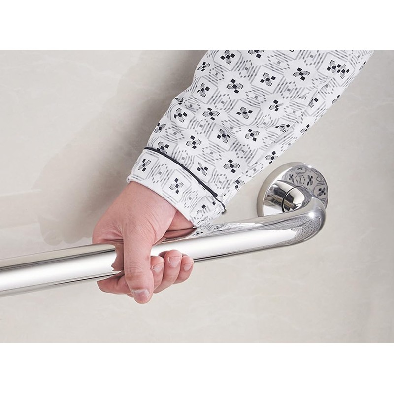 Shower Handicap Grab Bars for Bathroom Wall, L-Shaped Grab Bar,
