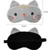6 Pcs Kids Sleep Mask, Soft Animal Cartoon Funny Blindfold