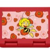 Spreadshirt Maya the Bee with Flowers Lunch Box, Red