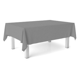 Martina Home TER Grey 140 Round Oilcloth Tablecloth