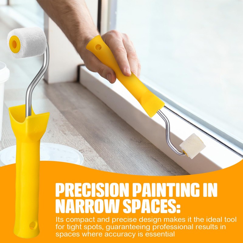 Honeydak 8 Pack Mini Paint Roller Small Paint Roller for