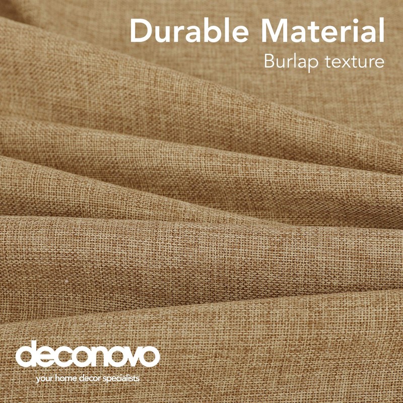 Deconovo - Decorative Waterproof Linen Effect Tablecloth - 132 x