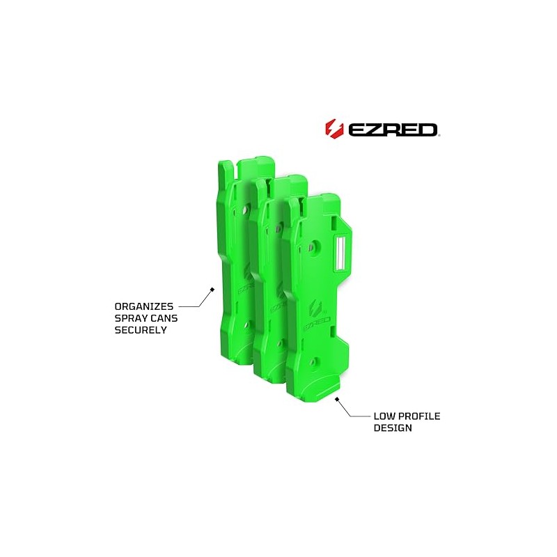 EZRED Magnetic Spray Can Holder 3-Pack Flexible Non-Marring Polymer Lid