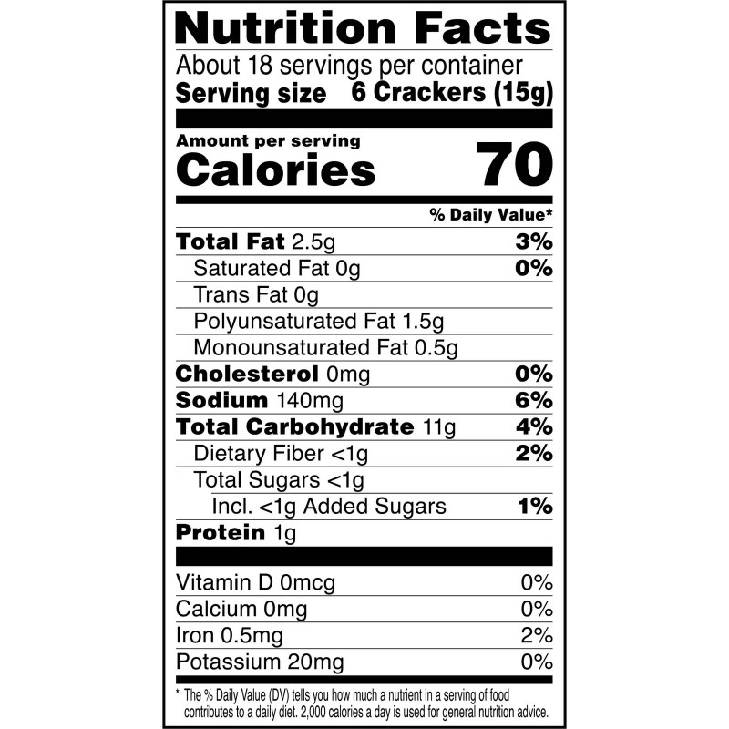 Kellogg's Town House Sea Salt Pita Oven Baked Crackers 9.5