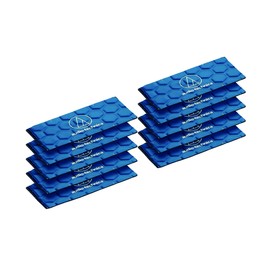 Audio-Technica AT-AQ452 Vibration Controller, Point, Vibration, Anti-Vibration, Heat Resistant, Door Lining, Floor, Aluminum, Butyl, Pre-Cut, Pack of 10