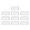 10pcs Disposable Hair Catchers Multipurpose Efficient Quadrate Waterproof Strong Adhesive