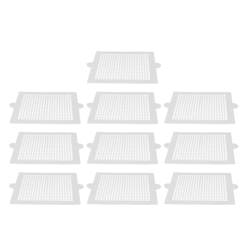 10pcs Disposable Hair Catchers Multipurpose Efficient Quadrate Waterproof Strong Adhesive