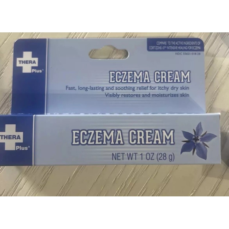 Thera PLUS 6 Packs Hydrocortisone Cream 1% Thera PLUS Eczema