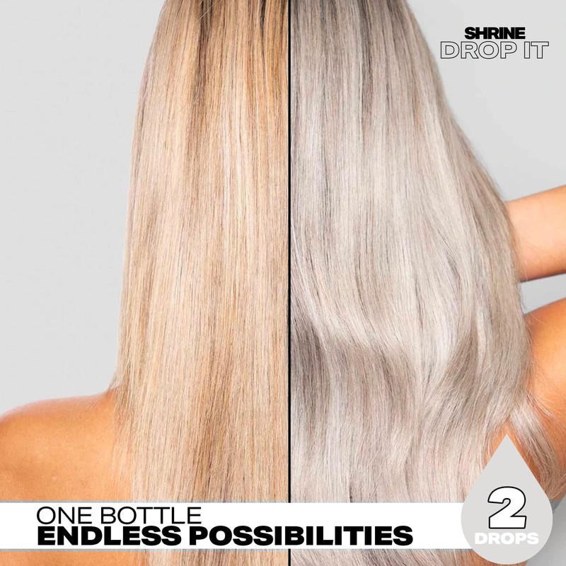 SHRINE Drop It ASH BLONDE Toner Drops | Damage-Free Colouring
