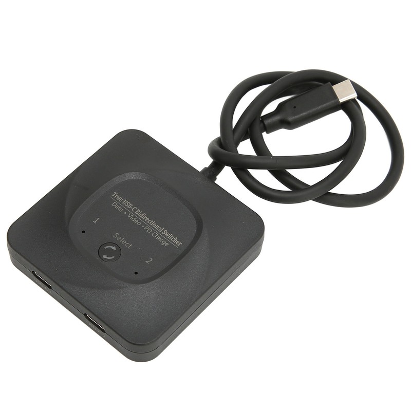 USB C Switch 2 in 1 Output Plug and Play