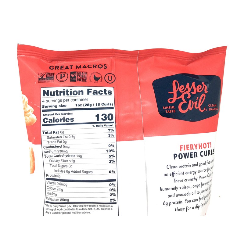 SNACK CURLS FIRY HOT ORG