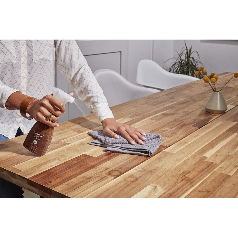 Method Wood Polish, Almond, For Wood Surfaces, Furniture and Cabinets,