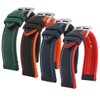 Strapseeker Theo Hybrid Nylon & FKM Rubber Performance Watch Band