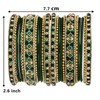 Aheli Ethnic Colorful Bangles Chudha Set Stone Studded Bangle Set