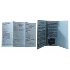 1961 1962 1963 1964 DELCO BATTERY WARRANTY CERTIFICATE (COMPATIBLE WITH BUICK)