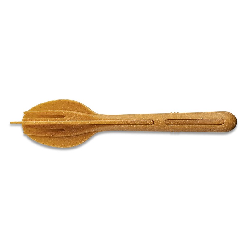 koziol Cutlery 3-Piece Klikk Natural Wood