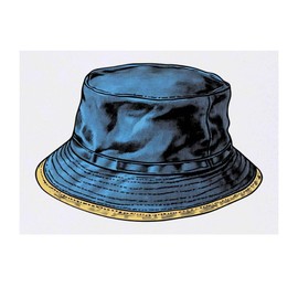 'Cotton Bucket Hat' Temporary Tattoo - Water Resistant, Skin-Safe, Non-Toxic Transfer (TO00083525)