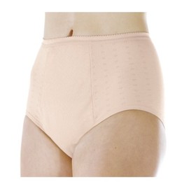 1-Pack Women's Maximum Absorbency Reusable Bladder Control Panties Beige 1X (Fits Hip: 43-44")
