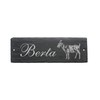 Goat Stable Sign Made of Slate with Name Door Sign