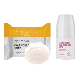 Kit De Desodorante Y Jabón Caléndula Aclara La Piel Farmasi