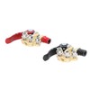 2Pcs Battery Terminal Connectors Car Disconnect 4 Way Positive Negative