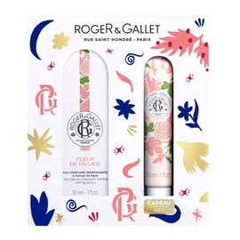 ROGER & GALLET | Fig Blossom Gift Set | 1 fl oz Wellbeing Fragrant Water | 1 oz Hand & Nail Cream | Limited Edition