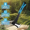 Splitting Axe, 15” Camping Outdoor Hatchet for Wood Splitting and