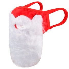 MFUOE Christmas Santa Claus Beard Face Masks Holiday Santa Beard Cosplay Costume for Party