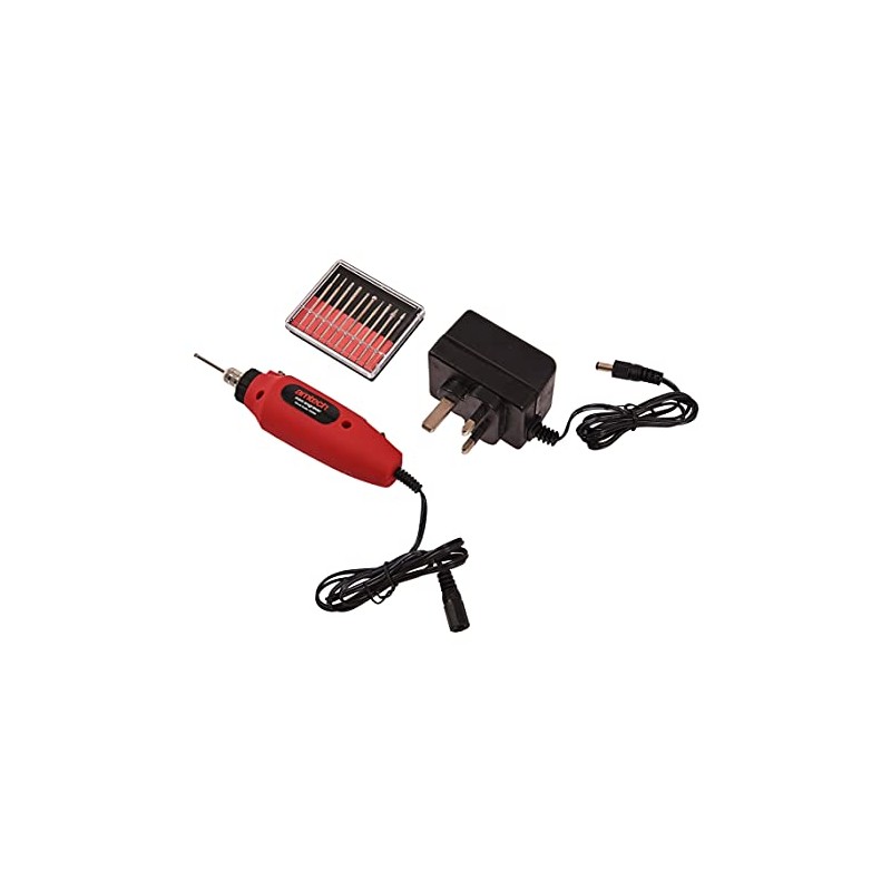 Amtech V2550 Mini Engraving Kit, Wood Engraver Tool, 10pc Diamond