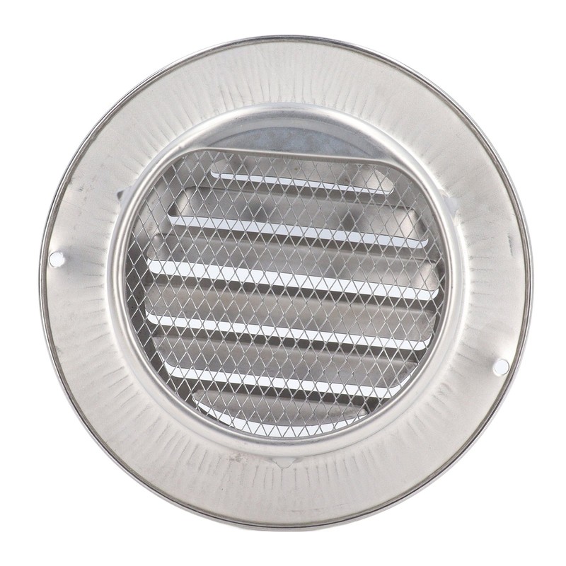 Stainless Steel Air Vent Cap Louvered Vent Cover Round Air