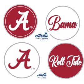 PAc Golf 2 ALABAMA CRIMSON TIDE 2 Sided Ballmarkers Ball Marker fit divot tool BAMMA ROLL