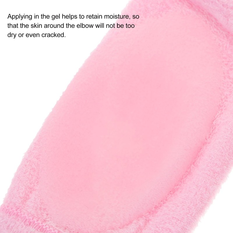 Ipetboom Elbow Sleeve Moisturizing Protectors - 2 Pairs Gel Elbow