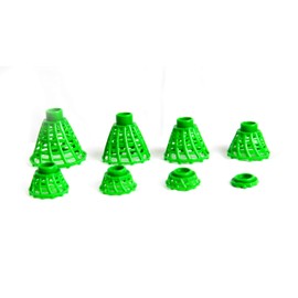 BirTee Pro Winter/Mat Golf Tees - 8 Pack (Green)