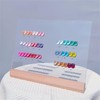 Acycoin2A DIY Acrylic Nail Art Sample Display Board Transparent Nail