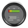 DC12-48V LCD LED Digital Battery Indicator Engine Hour Meter for