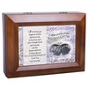 Cottage Garden My Daughter Dark Wood Finish Jewelry Music Box