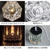 SALUDABLE Crystal Torchiere Table Lamp Stylish Bedside Night Light
