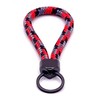 JoJewelry Dark Keyring with 8 mm Paracord with Key Ring,