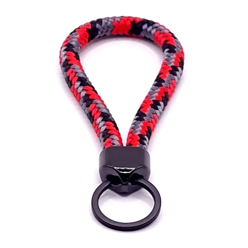 JoJewelry Dark Keyring with 8 mm Paracord with Key Ring,
