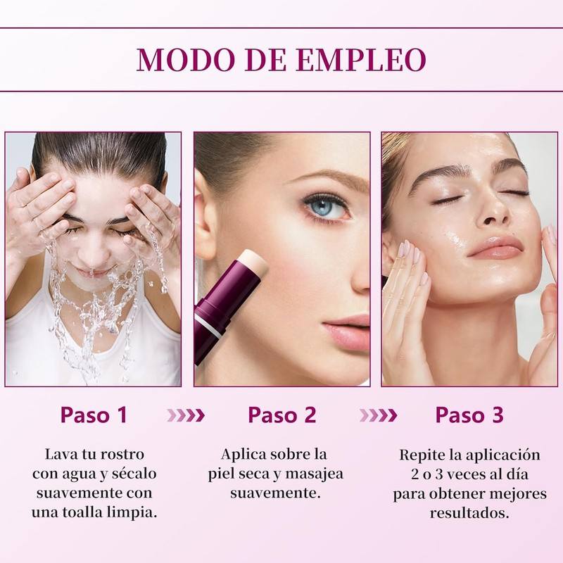 Bálsamo Multi Volumen de Calcio, Barra de Cuidado de Ojos,