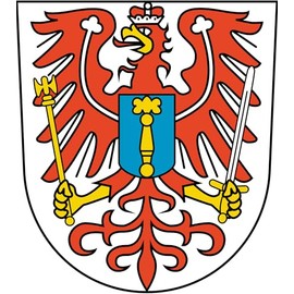 Aufkleber Mark Brandenburg Alt Wappen ca. 9 x 11 cm Sticker - Konturgeschnitten - Carsticker Autoaufkleber Flagge Fahne