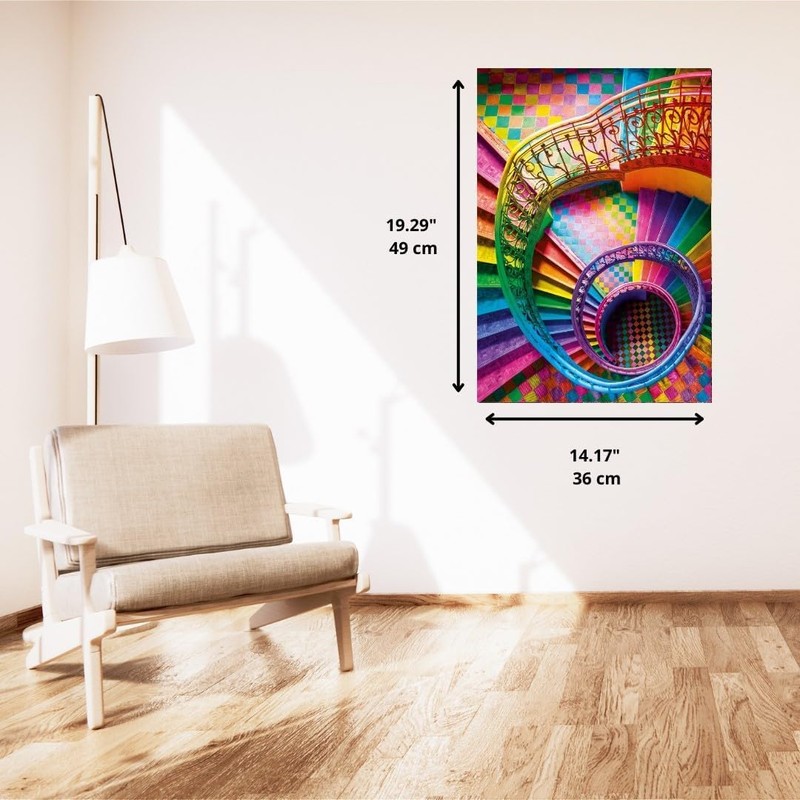 Clementoni Jigsaw Puzzle 500 pieces Colorboom Stairs, Puzzle for Adulta