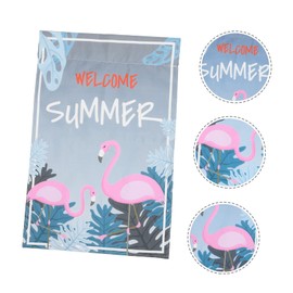 MERRYHAPY 2pcs Double Sided Flamingo Garden Flag Vertical Outdoor Decoration for Summer Lawn Patio Porch and Veranda Durable Material