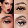 40D 8-16 mm Eyelash Extensions Set, 110 Pieces Natural D-Curl,